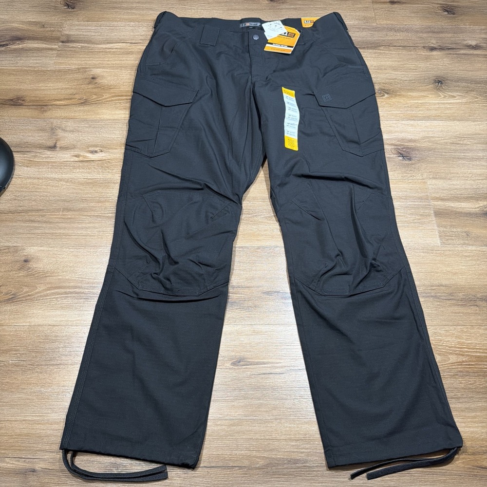 NWT 5.11 Stryke TDU Flex-Tac Ripstop Mens 42 x 34 Cargo Pants Black